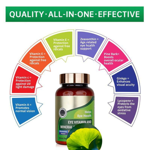 Cápsulas de Luteína Halal para la Salud Ocular, Apoyo a la Visión, Extracto Herbal de Vitaminas y Minerales, Suplemento de Luteína - Product Image 3