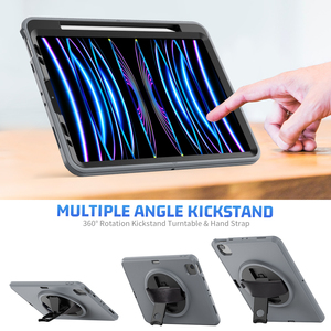 Trẻ Em Explosion Proof Tablet Trường Hợp Tpu Pc Xoay Tablet Bìa Đứng Cho <span class=keywords><strong>Ipad</strong></span> Không Khí <span class=keywords><strong>4</strong></span> 10.9 <span class=keywords><strong>Ipad</strong></span> Pro 11 2018 2020 2021 2022 Air5 - Product Image 3