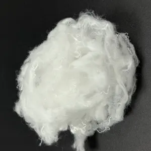 Fibra de nailon 6 brillante y semi opaca mezclada con algodón y lana