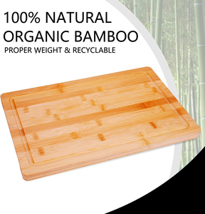 Bamboo Cutting Board Set Eco-friendly Dishwasher Safe with Juice Grooves & Drawers and Holder - Product Image 3