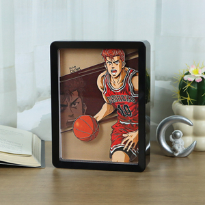 โคมไฟตั้งโต๊ะ LED ลายการ์ตูน <span class=keywords><strong>Slam</strong></span> <span class=keywords><strong>Dunk</strong></span> พร้อมฉายเงาหลากสี งานแกะสลักกระดาษทำมือ สำหรับตกแต่งห้องเด็ก - Product Image 3