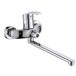 TAIZHOU <span class=keywords><strong>HUICI</strong></span> Classic Chrome Montado en la pared Grifo de ducha de zinc Mezclador Monomando Válvula de cerámica Núcleo Ducha eléctrica de lluvia cepillada - Product Image 1
