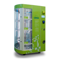 Distributeur automatique d'extérieur et d'intérieur pour la vente de roses et de safran, distributeur automatique de fleurs avec différents designs et apparence délicate