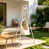 Nouveauté 2026 : Berceau Électrique Pliable avec Support Métallique pour Bébé – Idéal Intérieur/Extérieur, Chambre, Parc, et Utilisation en Salle de Sport