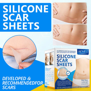 ALIVER 1.8X120 ''rouleau peau réparatrice brûlure chirurgicale cicatrice patchs Silicone cicatrice Gel feuilles d'enlèvement - Product Image 3
