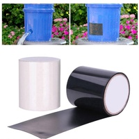 Ruban d'étanchéité super résistant noir pour réparation de fuites de réservoirs d'eau et tuyaux, en caoutchouc flexible imperméable