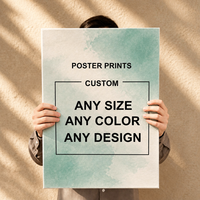 Affiche murale en toile imprimée UV avec film holographique, impression personnalisée d'affiches de films, affiches promotionnelles, impression d'affiches sur toile ODM