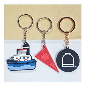 Porte-clés 3D en PVC personnalisé avec logo, poupée flottante Kawaii, accessoires de sac à bijoux Anime - Product Image 1