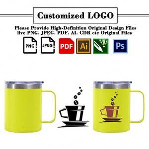 Gobelet isotherme en acier inoxydable avec logo personnalisé imprimé, tasse thermique, promotion, activité d'entreprise, cadeau d'entreprise - Product Image 2