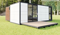 Kits de cabanes à cadre en acier léger, à l'épreuve des ouragans, maisons de villa préfabriquées à vendre avec la norme AU NZ