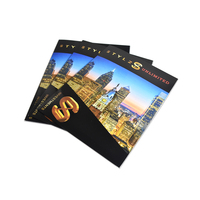 Zuoluo-Carpeta de presentación a4, impresión personalizada, papel de 300gsm con solapas
