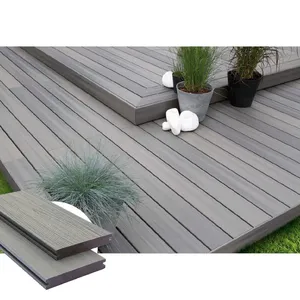 2024 co-đùn thiết kế mới hiện đại chống trượt decking thế hệ thứ hai sàn gỗ gạch ngoài trời Composite decking nhà máy - Product Image 2