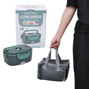 Boîte à lunch électrique 1,5 L 2 en 1 pour voiture et maison, chauffante, en acier inoxydable 304, chauffe-plat portable avec sac <span class=keywords><strong>isotherme</strong></span> - Product Image 6