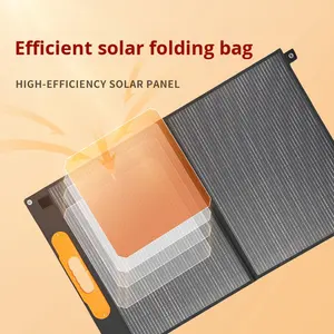 <span class=keywords><strong>Panneau</strong></span> <span class=keywords><strong>solaire</strong></span> monocristallin pliable, léger, <span class=keywords><strong>portable</strong></span>, haute puissance 100W, essentiel pour le camping en autonomie, pour l'extérieur - Product Image 2