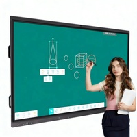 Интерактивная электронная доска LCD 55-110/86 дюймов с мультитач-экраном 4K и камерой 48 МП для конференц-залов