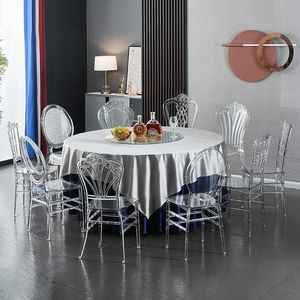 Sillas Modernas para Recepción de Hotel, Nuevo Diseño, Sillas para Eventos y Banquetes de Boda, Sillas Phoenix de Plástico Acrílico Transparente - Product Image 3