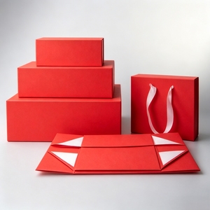 Space-saving <b>Flat</b> <b>Pack</b> Magnetic Foldable <b>Box</b> Low CBM Freight Saving Collapsible Rigid Paper Gift <b>Box</b> Wholesale Manufacturer - Product Image 2