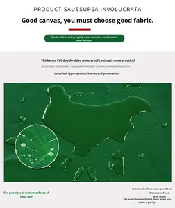 Bâche PVC industrie tissu bâche PVC 620gsm <span class=keywords><strong>pour</strong></span> étang à poissons usine piscines couverture PE bâche - Product Image 6