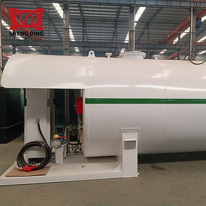 Station <span class=keywords><strong>de</strong></span> ravitaillement mobile conteneurisée 20ft/40ft avec réservoir <span class=keywords><strong>de</strong></span> stockage d'hydrocarbures monté sur skid, double carburant diesel et essence - Product Image 5
