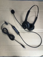 Casque Usb universel d'ordinateur bilatéral MHP-360-USB2 avec microphone, casque PC pour l'offre Super september
