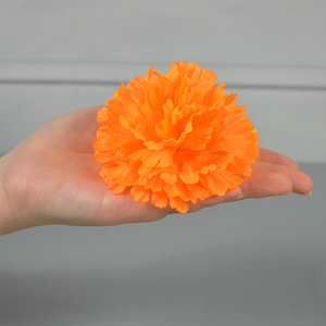 Flores artificiales cabezas de clavel salida de fábrica al por mayor decoración hecha a mano de seda caja de pastel de fiesta de boda flores decorativas - Product Image 4