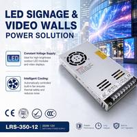 Alimentation à découpage à sortie unique LRS-350-12 12V 29A 350W, transformateur industriel AC/DC 115V 230V pour bande LED, CNC, CCTV