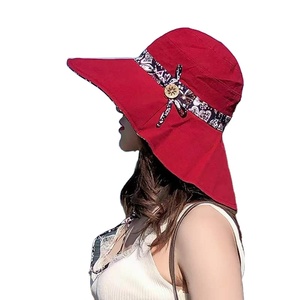 Có thể đảo ngược tất cả trên in bông xô <span class=keywords><strong>hat</strong></span> với biểu tượng tùy chỉnh in vải cổ Tie mặt trời bảo vệ cho Casual & câu cá sử dụng - Product Image 2