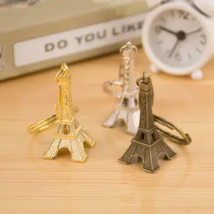 2024 Paris porte-clés créatif Mini tour Effert pendentif petite tour porte-clés ornement porte-clés en alliage métallique personnalisé
