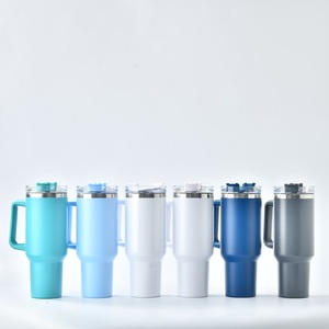 Gobelet isotherme OEM 40 oz en acier inoxydable 304 avec poignée, bouteille de voyage sous vide pour usage extérieur, bureau et domestique - Product Image 1