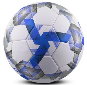 Ballon de football thermocollé, couleur personnalisée, durable, pour sports d'équipe, entraînement professionnel, en cuir PU léger et écologique - Product Image 5