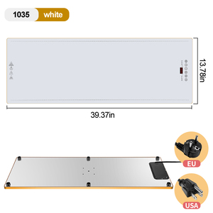 Portable 500W plateau chauffant électrique Ultra-mince pleine Surface chaleur <span class=keywords><strong>plaque</strong></span> chauffante pour la cuisine à domicile utilisation Extra longue bobine chauffage - Product Image 4