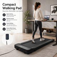 Caminadora Plegable Portátil K-FIT GSWG-4000, Caminadora de Escritorio, Motor Delgado de 1.5HP, Control Remoto Inalámbrico, Pantalla LCD, para el Hogar y la Oficina