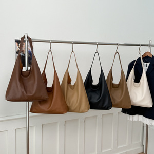 <span class=keywords><strong>Bolso</strong></span> Tote de Mujer Estilo Coreano, de Cuero PU Suave, Nuevo Modelo 2026, Moderno y Simple, con Cierre Magnético, Forma de Cubo, Práctico - Product Image 4