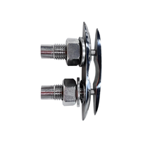 Cleat escamotable en acier inoxydable 316 pour bateau, kayak, canot pneumatique, yacht, matériel de bateau, 6 pouces