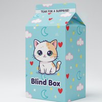 Boîte surprise imprimée pour figurines et emballages cadeaux