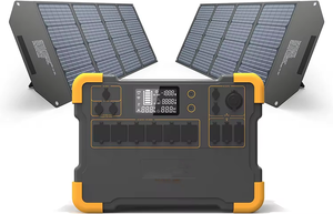 Générateur 3600W : Meilleur kit solaire autonome, station d'alimentation commerciale 3600W avec panneaux solaires et éclairage, packs solaires photovoltaïques - Product Image 3