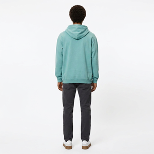 Sweat-shirt à capuche menthe pour homme, 100 % coton molletonné, coupe oversize, décontracté, streetwear d'hiver, pull avec poche, impression numérique ODM - Product Image 2