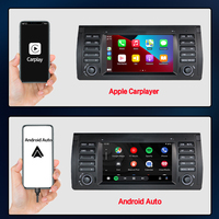 Lecteur d'autoradio 7 pouces Android13 pour Bmw série 5 E39 Carplay Android Auto 4G + WIFI 8core voiture stéréo Gps Navigation
