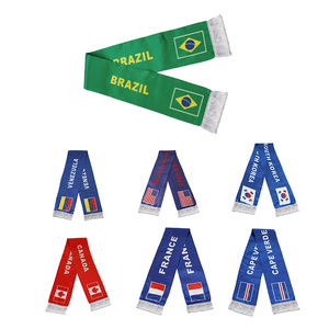 2026 Sports USA Canada Mexico National Flag Scarf Wholesale Custom Football Cheering Products Fans