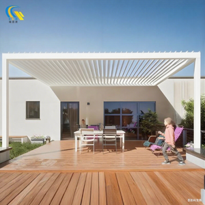 <span class=keywords><strong>Pergola</strong></span> rétractable en aluminium <span class=keywords><strong>bioclimatique</strong></span> électrique sur mesure <span class=keywords><strong>3x6</strong></span> pour balcon et décorations de jardin, écologique et imperméable - Product Image 6