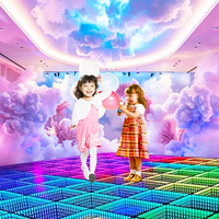 2025 nuevo estilo de cristal transparente para pista de baile personalizada