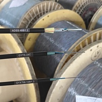Cable de Fibra Óptica para Exteriores GYTS de 288/144 Núcleos para Entierro Directo en Conductos Subterráneos para Proyectos de Redes de Telecomunicaciones
