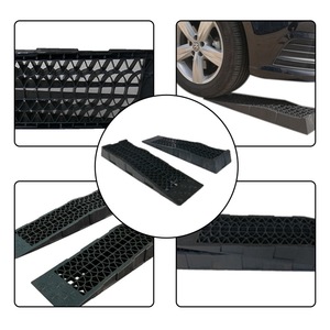 E-ROAD Rampe temporaire antidérapante en plastique pour entretien automobile, réparation de véhicules et vidange d'huile – Produit phare pour la sécurité routière - Product Image 5