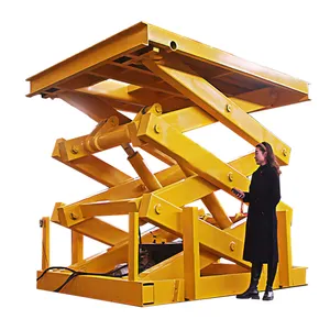 Low Price Customized Heavy Duty 5 Ton Scissor Lift Hydraulic Lift Tables Work Platform Lift Machines