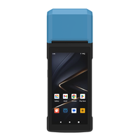 Terminal Kasir POS Mesin Pencetak Thermal 80mm/s Layar HD 5.5'' USB 4-Core 4G Android 13 Mobile Genggam