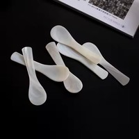 Cuillère personnalisée classique en nacre, cuillère à caviar, cuillère à glace 7/8/9 cm, logo gravé au laser sur mesure pour fêtes