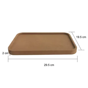 Food Carrying Trays Living Room Storage Tray Coffee Carry Cork Tray
