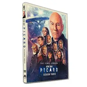DVD盒装电影电视节目电影工厂供应新发行《星际迷航》皮卡德第三季3DVD