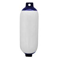 Pare-battage gonflable anti-abrasion en PVC pour bateaux, avec corde d'amarrage et pompe à air pour bateaux de travail