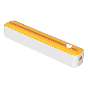 Dispensador de Plástico Adhesivo con Cortador, Práctico para Envolver Alimentos - Product Image 1